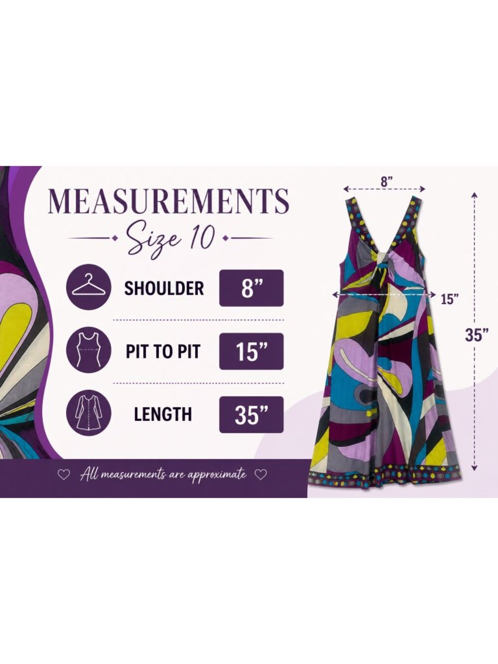 Donna Morgan Y2K Geometric Dress 10 Multicolor Twist Knot A Line Sleeveless - Picture 8 of 8